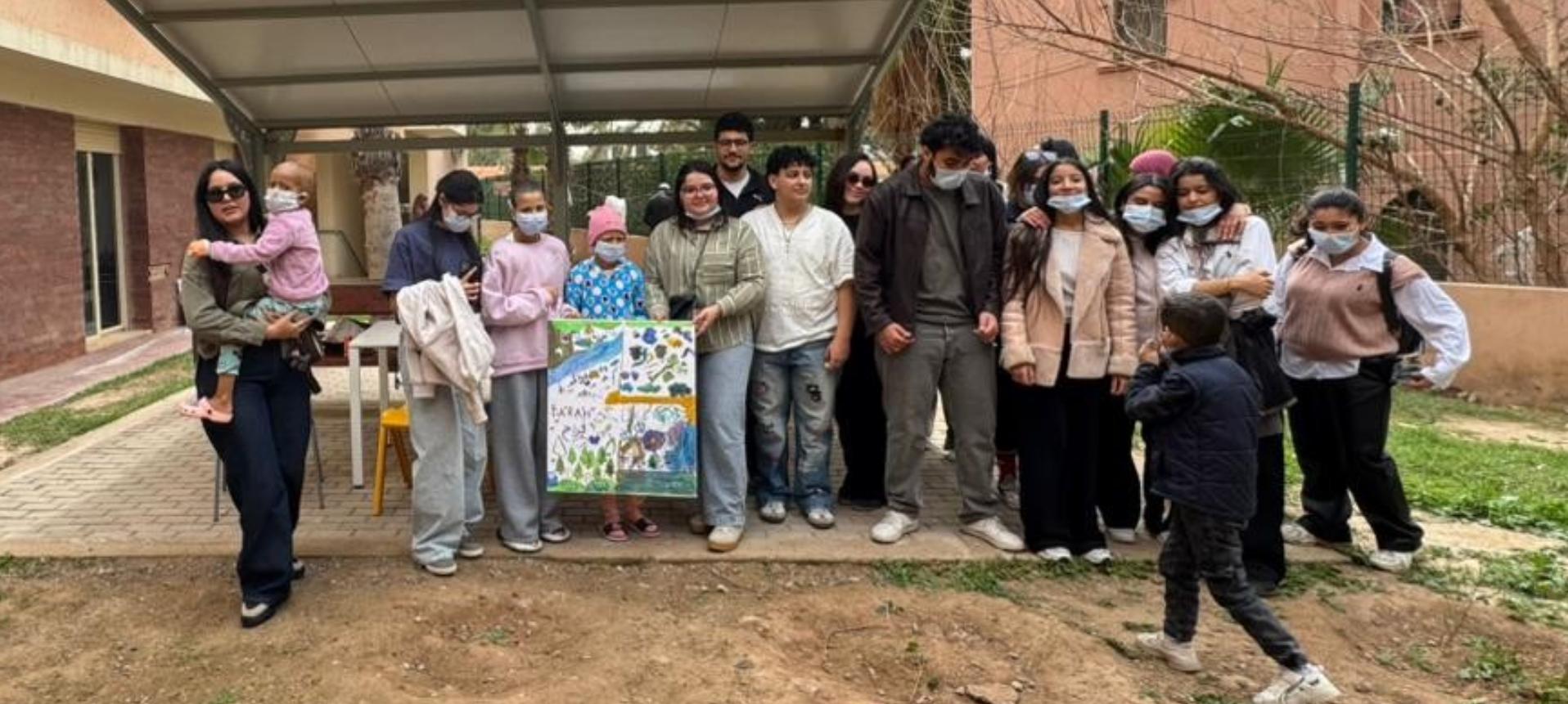 Les étudiants de la Fondation Mohammed VI: un moment de joie et de solidarité pour les enfants du cancer