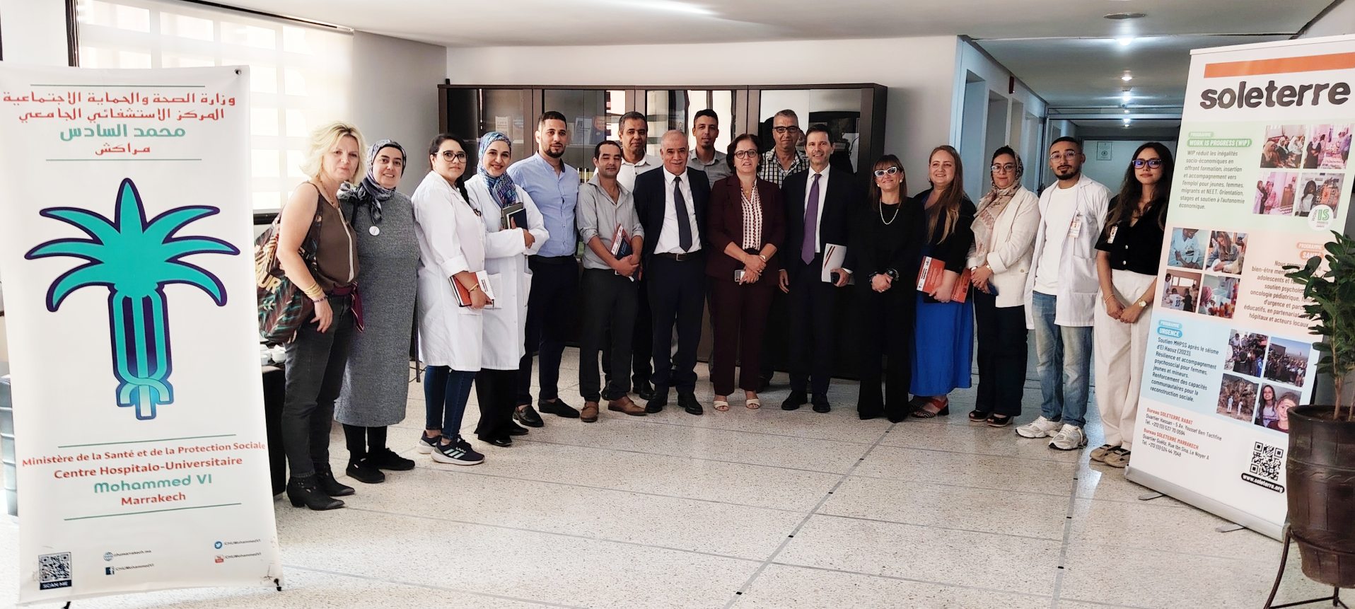 Visite de l’Ambassadeur d’Italie au Centre Hospitalo-Universitaire Mohammed VI de Marrakech: soutien aux enfants du cancer